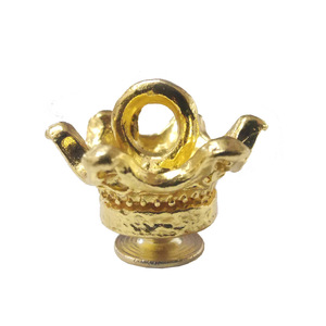 Remache decorativo mini de aleación Celimi Hollow Crown para bolsos, zapatos, sombreros y accesorios. - Product Image 3