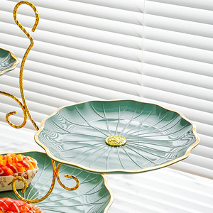 IStapromo Gifts 3 Layers Party <b>Tray</b> for Cupcakes Fruit Desserts & Candies for Valentine's Day Buffet & <b>Snack</b> Display Plate Stand - Product Image 6