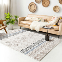 Tapis tissés à la machine pour salon et chambre à coucher, style moderne et minimaliste, tapis de table basse, tapis de chevet