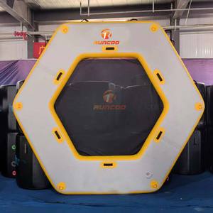 Nouveau point de chute flotteur amusant ponton flottant quai rectangle gonflable flottant eau hamac flotteur - Product Image 4