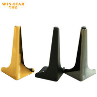 WINSTAR Stärkere Möbelfüße TV-Schrank-Beine Schwarz Moderne Sofa- und Bettbeine für Zuhause, Apartment, Büro, Hotel