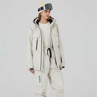 Nouvelle combinaison de ski imperméable coupe-vent pour sports de plein air, chaude, pour femmes et hommes, respirante, pour le ski et le snowboard, ensemble pantalon et veste