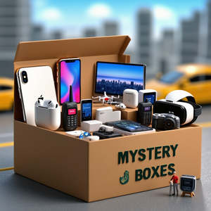 100% chiến thắng bí ẩn Hộp điện thoại di động, labubu Drone MP3/MP4 Máy nghe nhạc Tai nghe/tai nghe VR/AR thiết bị ngẫu nhiên - Product Image 5