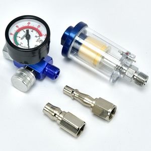 Plowing Air <b>Spray</b> Gun Water Filter Pressure Regulating Valve 14 Mm Stainless Steel British Japanese Connector Furniture - Product Image 5