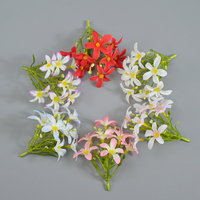 Fleur artificielle Style rétro cristal fleur de lys chaîne décoration de gâteau fleurs de lys maison fête mariage décoration