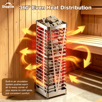 Garantie de 2 ans / Double protection contre la surchauffe / Léger / Faible coût d'entretien Chauffe-sauna électrique de haute qualité