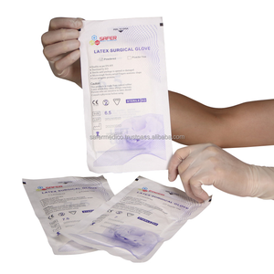 Gants antibactériens Gants chirurgicaux stériles en latex jetables de qualité médicale Gants d'hôpital - Product Image 1