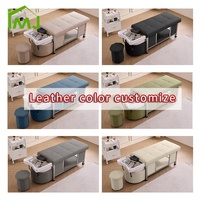 Beauty Salon Haar wasch kopf Spa Bett Maschinen freies Wasser kreislauf Shampoo Bett Mit Lampe