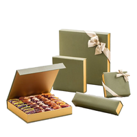 Boîte en carton vide personnalisée de luxe pour l'emballage des dattes du Ramadan, boîte en papier pour l'emballage des dattes