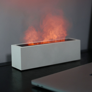 Diffuseur d'arômes volcanique AromaNano avec logo personnalisé, lumière de <span class=keywords><strong>flamme</strong></span>, humidificateur, huile essentielle, pour la maison, garantie 1 an - Product Image 5
