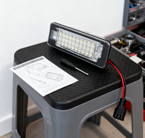 Efisien 2 buah lampu pelat nomor LED <span class=keywords><strong>2835</strong></span> untuk mobil truk SUV tahan air Canbus tanpa kesalahan - Product Image 2