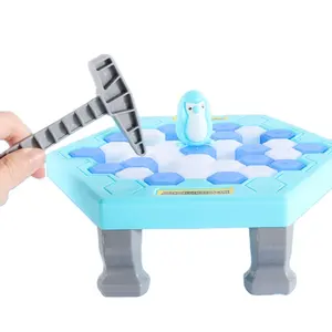 1-3 meninos e meninas jogos de tabuleiro de pais e filhos beneficiar inteligência Percussão penguins bater gelo board role-playing games