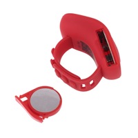 Compteur à 6 doigts numériques 8 canaux avec rétro-éclairage LED pour chanter le temps prière anneau en silicone compteur à main électronique