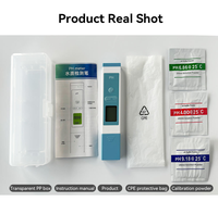 Medidor Digital de pH y EC Portátil, Precisión de 0.1pH, Bajo Consumo, Batería AAA, Pantalla LCD, Tipo Pluma, para Acuarios