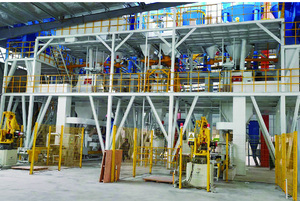 Kapasitas tinggi otomatis kering bubuk semen campuran <span class=keywords><strong>Mortar</strong></span> lini produksi dengan mesin inti komponen - Product Image 2