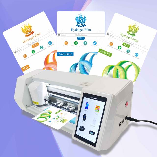 Tpu Soft Hydrogel Films Cell Phone Smartphone Front Screen Protector Graph Plotter Back Skin Cover Case Cutting Machine