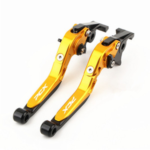 Livraison gratuite moto cnc aluminium anodisé <span class=keywords><strong>levier</strong></span> de <span class=keywords><strong>frein</strong></span> d'embrayage pliant pièces d'extension pour Honda PCX160 PCX 160 2021-2023 - Product Image 3