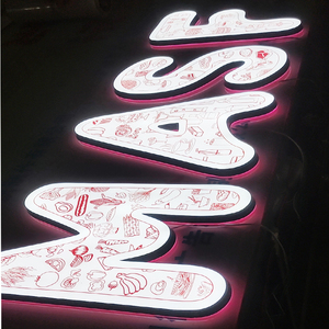 Enseigne avec logo extérieur personnalisé Enseigne avec lettres commerciales publicitaires Enseigne LED illuminée en 3D - Product Image 2
