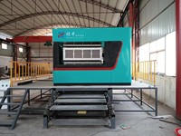 Machine de moulage de barquettes à œufs de capacité moyenne, 4000 pièces par heure, ligne complète avec four de séchage à économie d'énergie