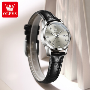 Montre OLEVS 5892 OEM, design étanche, classique, lumineuse, de luxe, pour <span class=keywords><strong>femme</strong></span>, avec logo personnalisé, mouvement à quartz. - Product Image 2