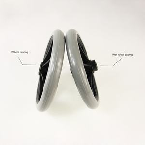 LYL-013 hochwertige 8-Zoll-PVC-beschichtete Rollstuhl-Vorderrad rollen für medizinische Geräte des Krankenhaus-/Rehabilitation zentrums - Product Image 3