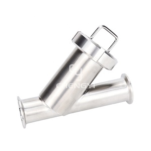 Vệ sinh thép không gỉ 316L 304 <span class=keywords><strong>Y</strong></span> loại lọc lọc - Product Image 1