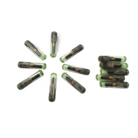 Capsule transpondeur RFID EM4305 programmable en verre bio, microchip animale étanche pour l'identification du bétail