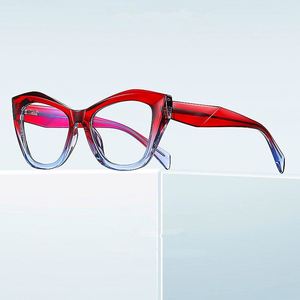 Gafas de Sol Cat Eye con Logotipo Personalizado al por Mayor, Montura Gruesa de Metal TR90, Coloridas, con Protección Contra la Luz Azul para Mujer - Product Image 2