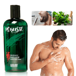 Gels de douche parfumés boisés nettoient la peau apaisante parfum longue durée rafraîchir et refroidir fournitures de <span class=keywords><strong>bain</strong></span> <span class=keywords><strong>pour</strong></span> hommes Gel de <span class=keywords><strong>bain</strong></span> nettoyant <span class=keywords><strong>pour</strong></span> le corps - Product Image 1