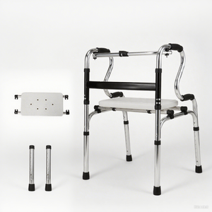 ניידות הליכה מסגרת הליכה מתכווננת אלומיניום אור אלומיניום אנטי חלקלק עמיד מוסמך עבור Hemipleegia - Product Image 2