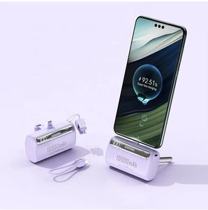 Batterie externe capsule 10000 mAh la plus vendue en Corée avec câble intégré, mini chargeur <span class=keywords><strong>de</strong></span> poche portable ultra-rapide – Commandez <span class=keywords><strong>maintenant</strong></span> - Product Image 2
