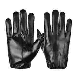 Gants pour hommes en peluche, épais, thermiques, imperméables, souples, en similicuir PU, avec écran tactile, pour l'extérieur, le vélo et l'hiver - Product Image 3