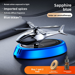 रचनात्मक सौर ऊर्जा से संचालित मिश्र धातु विमान डैशबोर्ड इत्र आभूषण आंतरिक कार एयर फ्रेशनर सौर प्रौद्योगिकी के साथ - Product Image 3