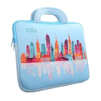 Sac pour tablette et ordinateur portable en néoprène, 13/14 pouces, fermeture à glissière, résistant aux chocs