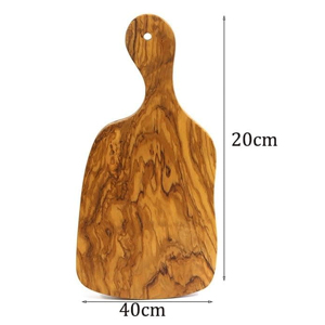 Planche à découper en bois d'olivier en gros, plateau à fromage et charcuterie fait main, plateau de service de cuisine, plateau à pain personnalisé - Product Image 2