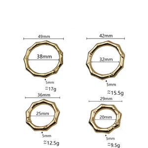 Prix d'usine : quincaillerie <span class=keywords><strong>à</strong></span> boucle pour sacs - Ensemble de porte-clés <span class=keywords><strong>à</strong></span> anneau en O et de fermoirs <span class=keywords><strong>à</strong></span> ressort pour la connexion de sangles et la réparation d'ouverture de sacs <span class=keywords><strong>à</strong></span> <span class=keywords><strong>main</strong></span> - Product Image 4