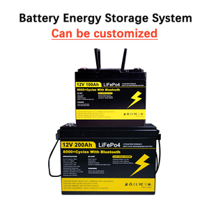 EN STOCK EN LA UE: Batería Lifepo4 de Alta Calidad, 12V 100Ah/200Ah/300Ah, 8000 Ciclos, Personalizable, para Energía Solar Portátil en Exteriores - Product Image 2