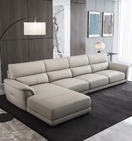 Couch Wohnzimmer-Sofas L-Form Holz Minimalistisch Luxuriös Modern