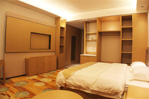 Modern 5-Star Hotel Bedroom Furniture Set Solid Wood Panel <strong>Guest</strong> Room <strong>Bed</strong> with Solid Wood for Living Room or Apartment - Product Image 4