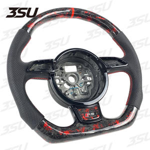 <span class=keywords><strong>Volant</strong></span> en fibre de carbone forgé en cuir pour Audi A4A5A7 A7A8A1A3 RS3 RS4 S3 S4 S5 <span class=keywords><strong>RS6</strong></span> RS7 TT TTRS Sport <span class=keywords><strong>2021</strong></span> 2022 2023 2024 - Product Image 3