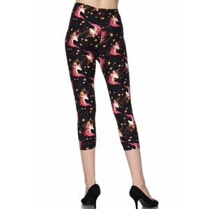 Leggings mi-taille pour femme, longueur genou, ultra doux, élastiques, opaques, effet ventre plat, grandes tailles, amincissants, extensibles, respirants, antibactériens - Product Image 3