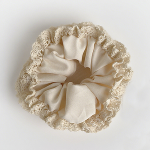 Europese Amerikaanse Stijl Paardenstaart Stof <span class=keywords><strong>Big</strong></span> <span class=keywords><strong>Hair</strong></span> Scrunchie Schattige Zoete Print Bloem Lacework <span class=keywords><strong>Hair</strong></span> <span class=keywords><strong>Scrunchies</strong></span> - Product Image 6