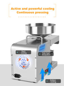 ماكينة استخلاص الزيوت المنزلية بسعر المصنع، ماكينة عصر الزيوت على البارد للبذور للاستخدام التجاري، معصرة زيتون للمشاريع الصغيرة، منتج رائج بمحرك - Product Image 5