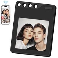 Nuevo Llavero Inteligente con Pantalla E-ink 2026, Rastreador Digital Personalizable con Foto, Etiqueta de Localización Global para Llaves, Bolsos, Regalo F10