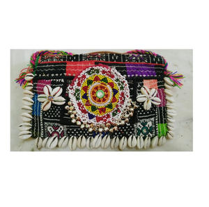 กระเป๋าคลัทช์สะพายไหล่ของผู้หญิงสไตล์วินเทจทำมืออินเดียกระเป๋าช้อปปิ้งยูทิลิตี้ออกแบบได้ตามต้องการขายส่ง guru kirpa - Product Image 6