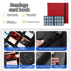 Album de cartes à collectionner à 12 pochettes avec sangle élastique - Classeur à 360 pochettes à chargement latéral pour cartes de jeu et cartes de collection, etc. - Product Image 6