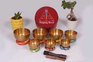 Ensemble de 7 bols chantants faciles à jouer, pour la méditation et la guérison sonore, cadeau un bol chantant pour un être cher - Product Image 5