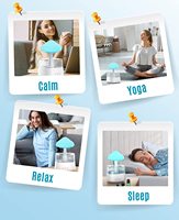 Nouvel arrivage d'humidificateur de nuage de pluie diffuseur d'air d'huiles essentielles d'aromathérapie goutte à goutte 450ml humidificateur de champignon 7 couleurs