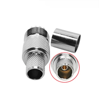 Approvisionnement d'usine PL 239 PL239 UHF RG6 5D-FB BJR300 Câble Uhf Femelle Jack Hembra Connecteur Soudure Soudage en Stock ROHS Laiton