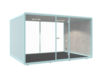 Pod d'isolation phonique Offre Spéciale réunion de groupe de 8 personnes pour la cabine insonorisée d'espace de travail portatif de bureau